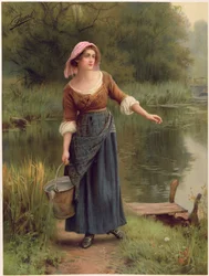 En rustik skønhed, fra Pears Annual, 1912